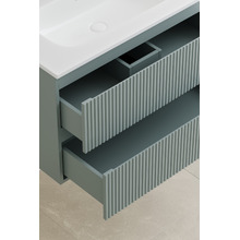 Panama 800mm Olive Vanity Package with Mixer & LED Mirror